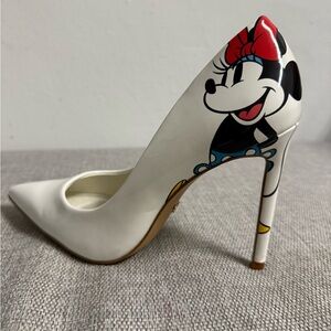 Disney White Character Print Women's Heels - Minnie Mouse Aldo x Disney